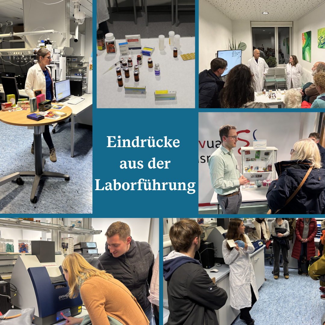 Einblicke in die Laborführung durch die Arzneimitteluntersuchungsstelle.